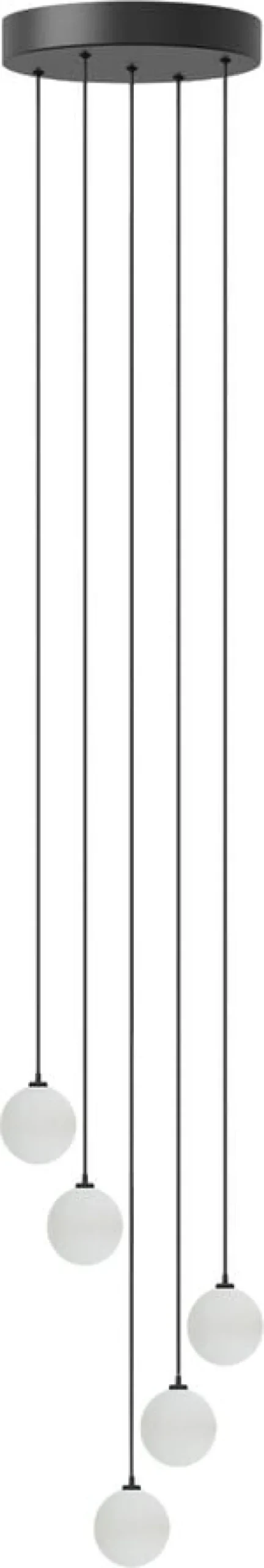 Rosette mini G4 cordset with canopy, cluster 5