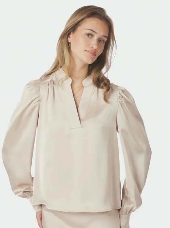 Rosslyn Heavy Sateen Blouse