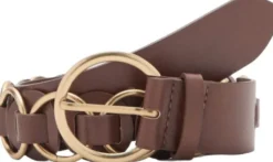 Rounded buckle belt