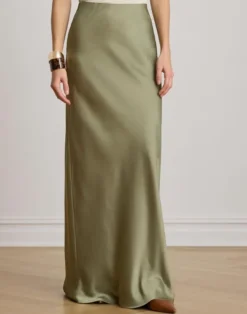 Satin Charmeuse Maxiskirt