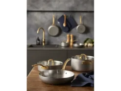 Sautépanne med lokk Durance 24 cm Rustfritt stål