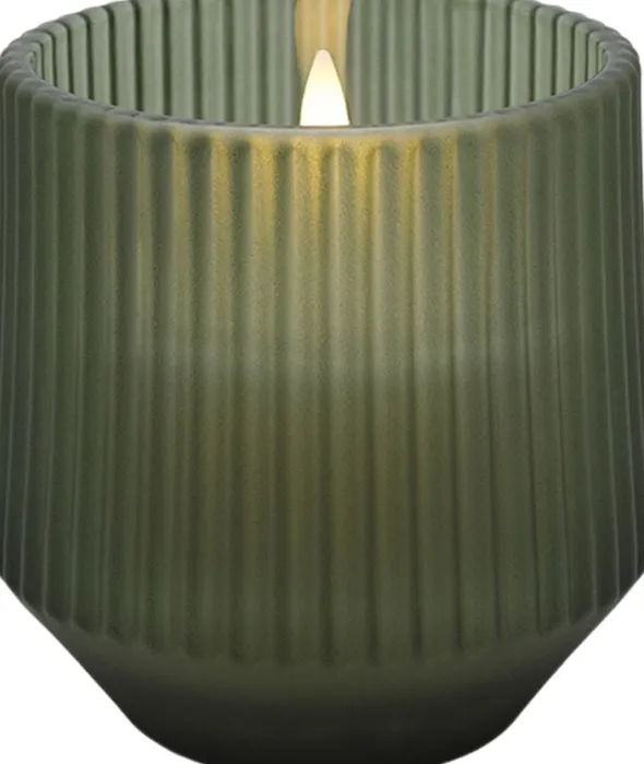Scented wax glass candle, Serenity, Green, 8,5x9,5 cm *