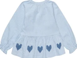 SEERSUCKER LS BLOUSE W. EMB.