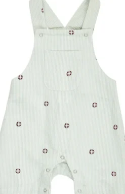 Seersucker stripe overalls baby