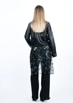 Sequin Wrap Skirt