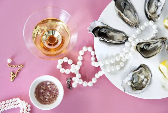 Serving plate Oyster