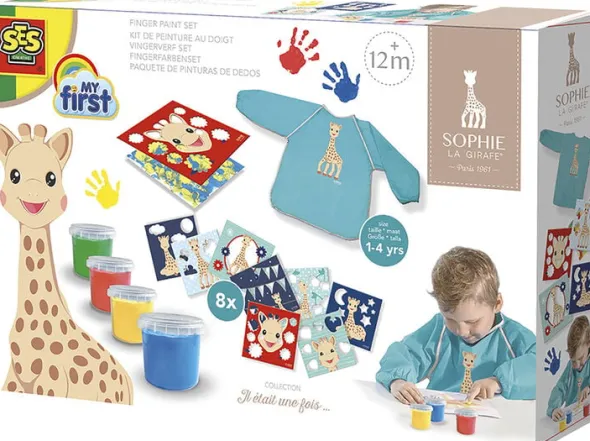 SES Creative - Sophie la girafe - Fingermalingsæt