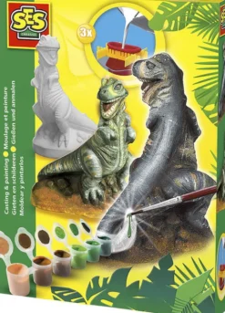 SES Creative - Støb & mal - Triceratops