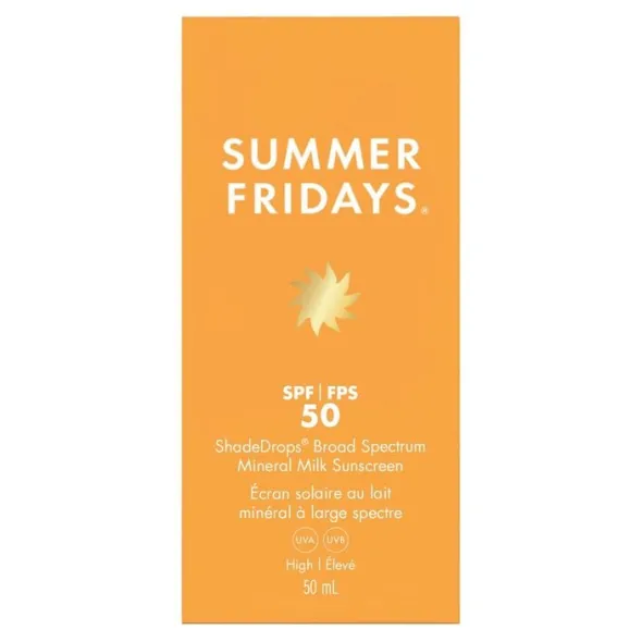 ShadeDrops Broad Spectrum - Mineralisk solkräm med SPF 50
