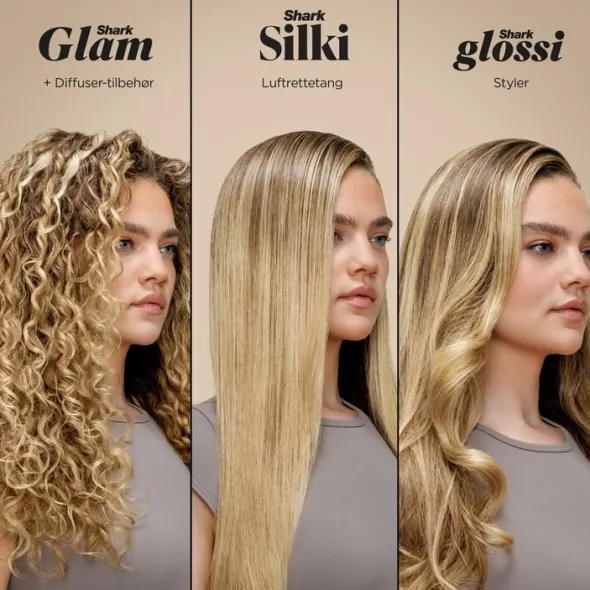 Shark Glam Sleek Straight Waves & Curls multistyler