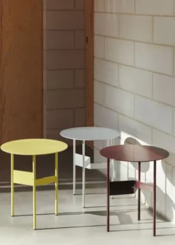 Shim Coffee Table-Ø45 x H51-Custard