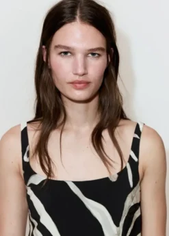 Short zebra print dress