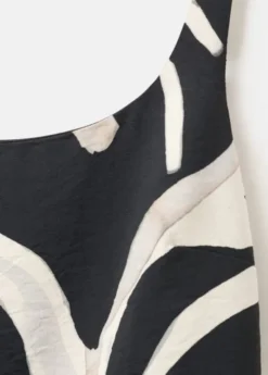 Short zebra print dress