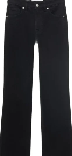 Sienna flared cotton cropped jeans