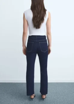 Sienna flared cropped cotton jeans