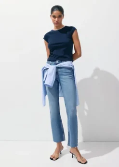 Sienna flared cropped jeans