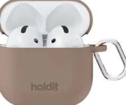 Silicone Case Solid AirPods 4 Mocha Brown