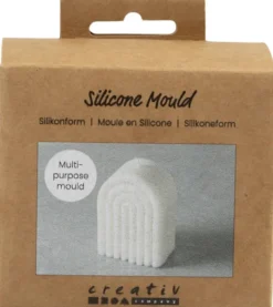 Silikoneform, Bue, H: 8 cm, diam. 4 cm, B: 5,5 cm.
