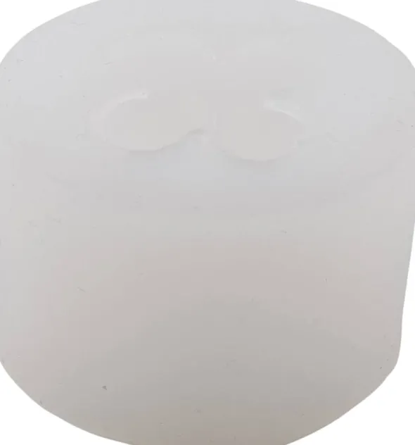 Silikoneform, Firkant med bobler, H: 4 cm.
