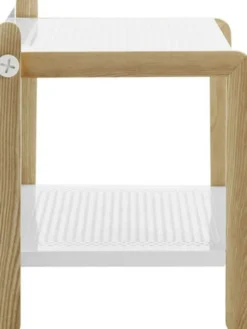 Skostativ vitt