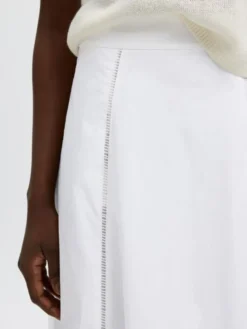 SLFDELIA ANKLE LADDER STITCH SKIRT