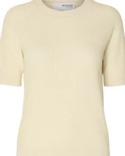 SLFELINNA NEW SS KNIT TOP NOOS