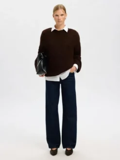 SLFGABRIELLA LS KNIT NEW O-NECK NOO