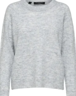 SLFLULU LS ALPACA BLEND KNIT O-NECK NOOS