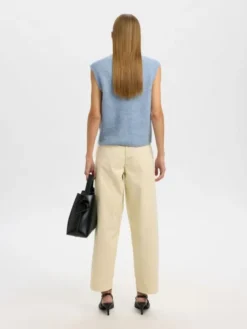 SLFLULU SL BUTTON O-NECK VEST NOOS
