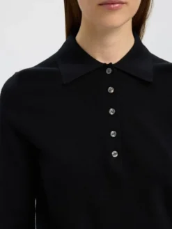 SLFTHEA LS KNIT MERINO COLLAR NECK