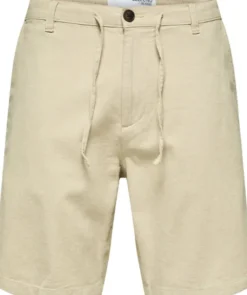 SLHCOMFORT-BRODY LINEN SHORTS W NOO