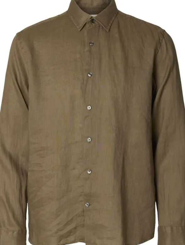 SLHREGKYLIAN LINEN LS SHIRT
