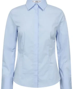 Slim-fit poplin shirt