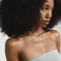 SLOAN pearl necklace silver-plated
