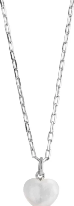 Small Souvenir Heart Pendant, sterling silver