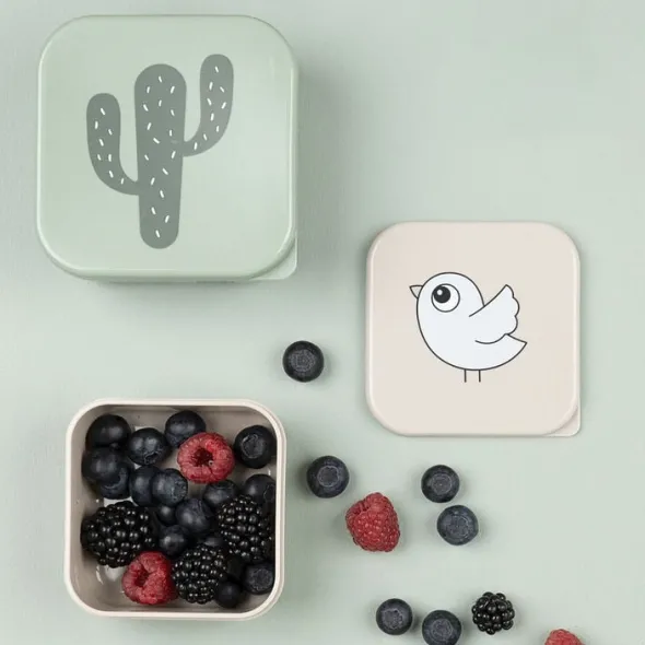 Snackbokse 3 stk. Lalee Sand mix