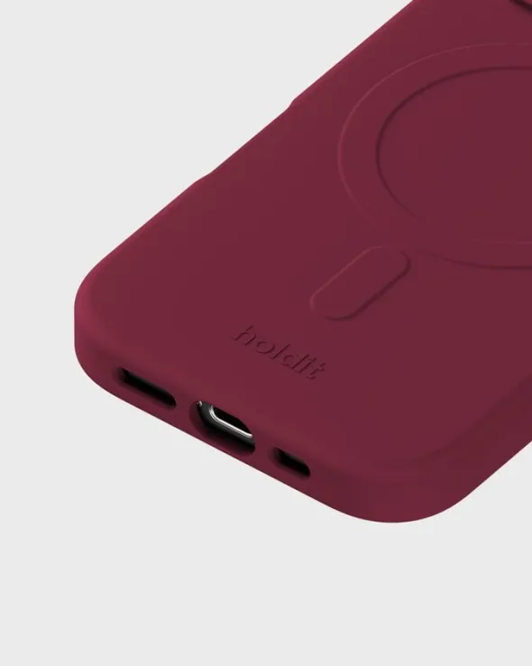Soft Magsafe Case iPhone 16 Pro Max Red Velvet