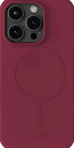 Soft Magsafe Case iPhone 16 Pro Max Red Velvet
