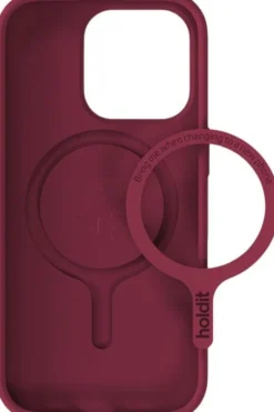 Soft Magsafe Case iPhone 16 Pro Max Red Velvet