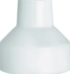 Solare kort vase 220x200mm hvid