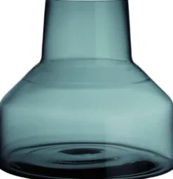 Solare kort vase 220x200mm stål grå