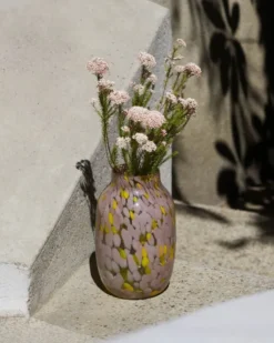 Splash Vase Round-Large-Light pink