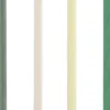 Square Candle-Greens and whites, Set of 4