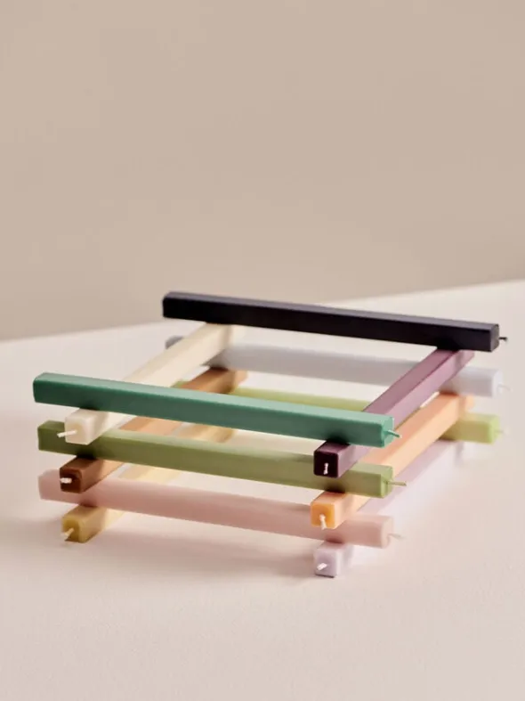Square Candle -Set of 4