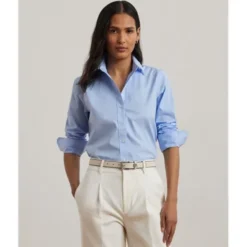 50S STRTCH NON IRON-LS SHIRT W/ CHS
