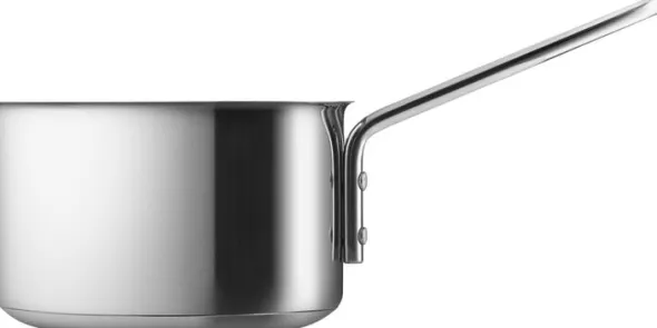 Stainless Steel Kasserolle 1,1 l keramisk Slip-Let® belægning