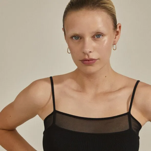 STAR recycled hoops, guldbelagt Twi