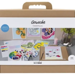 Start DIY Kit Gouache, Malerier, ass. Farver