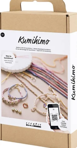 Start DIY Kit Kumihimo, Venskabsarmbånd