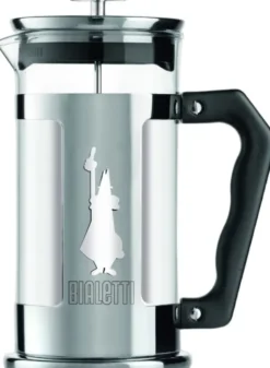 Stemplekande Preziosa, 3 kop Stål Bialetti